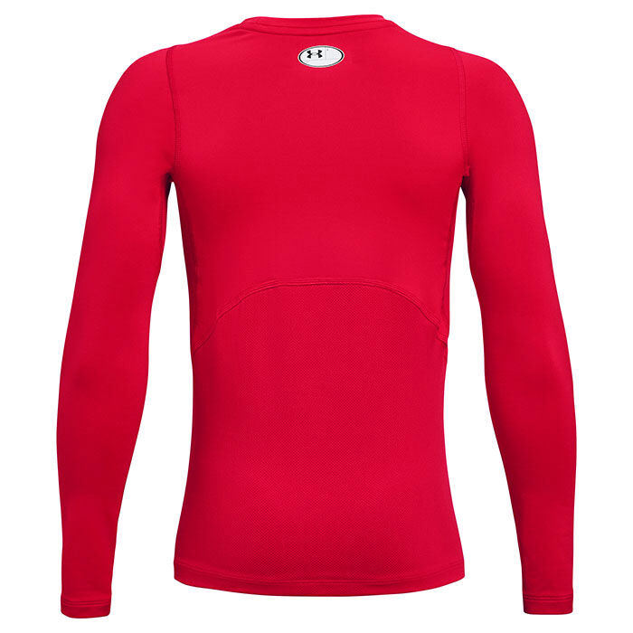 Shop Under Armour Youth ColdGear Armour Long Sleeve Shirt Red Edmonton Canada Store