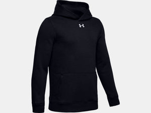 Shop Under Armour Youth Hustle Fleece Hood Black Edmonton Canada Store