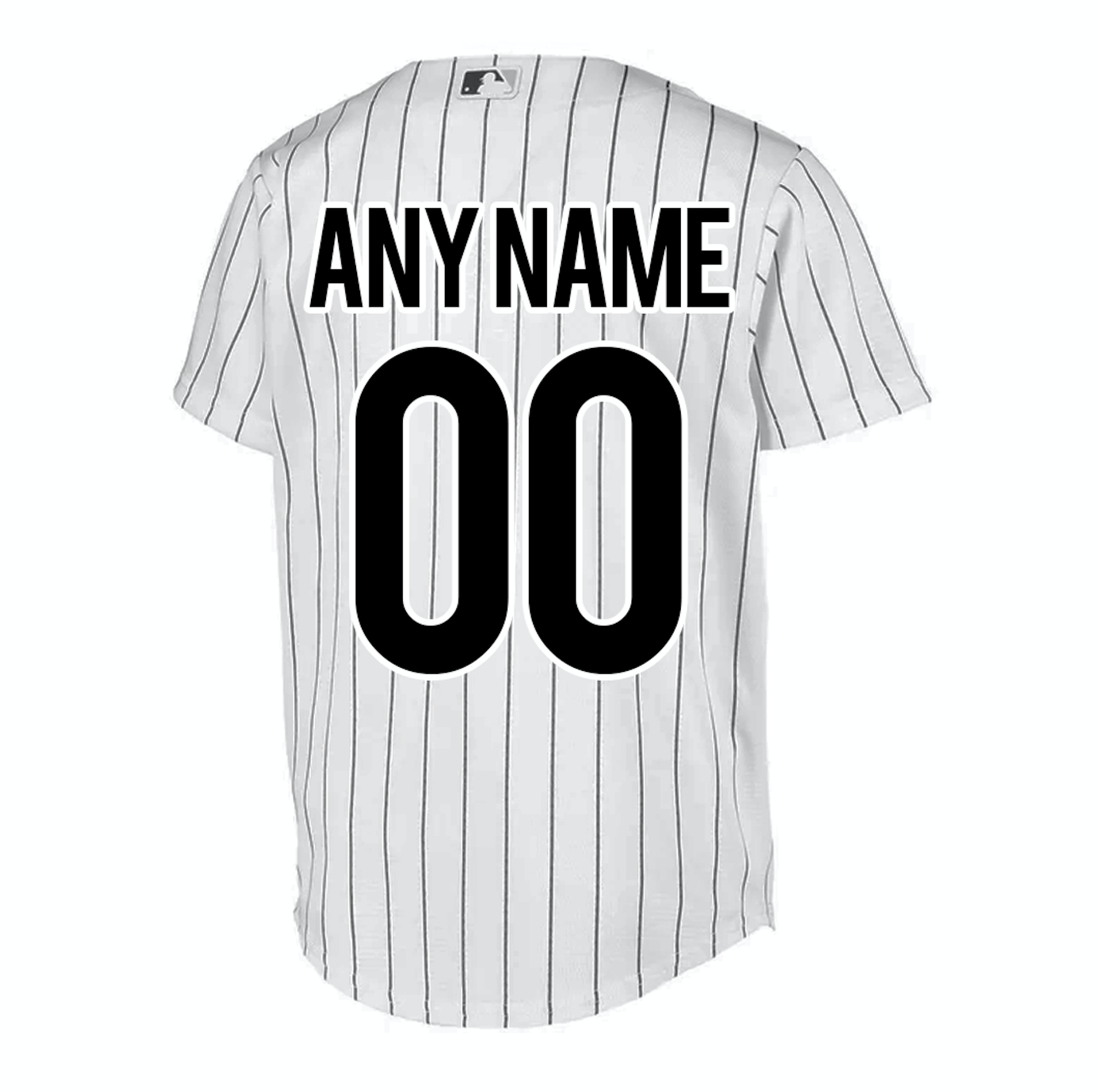 Men's New York Yankees Custom City Baseball Jersey Black-White Name fans  Jersey