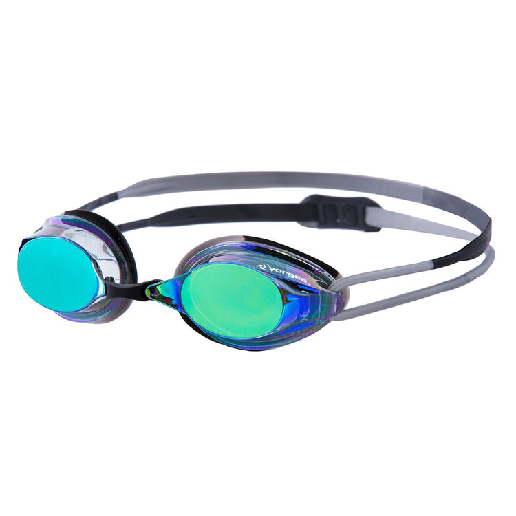 Shop Vorgee Missile Fuze Polychromatic Mirrored Lens Swim Goggle Black/Silver Edmonton Canada Store