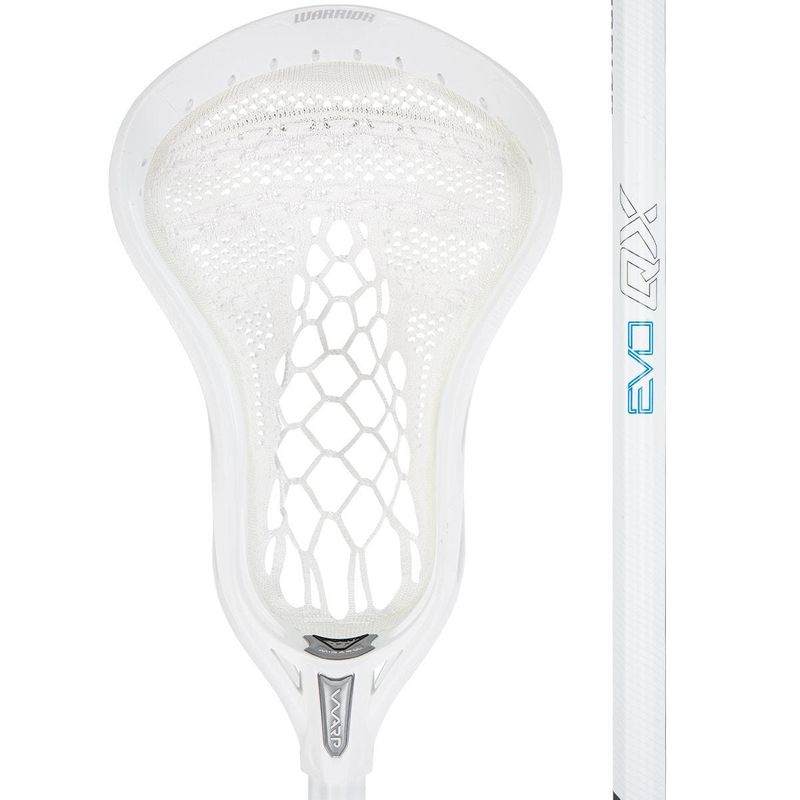Shop Warrior Senior Evo Warp QX-O Complete Lacrosse Stick White Edmonton Canada Store