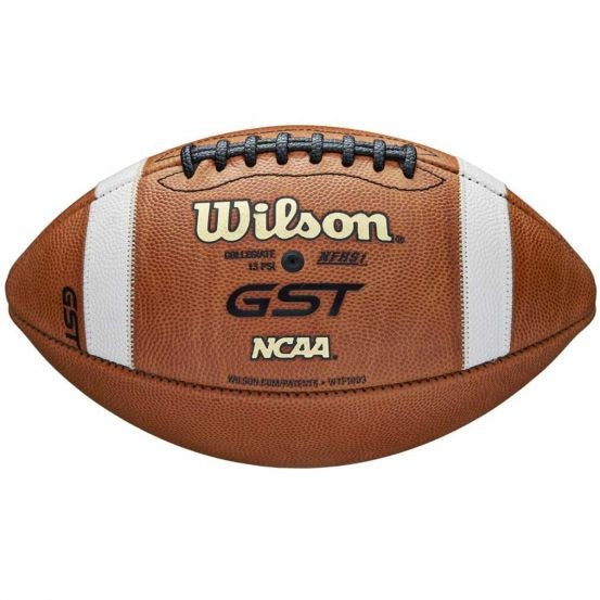 Wilson GST アメリカンフットボール オフィシャルサイズ コンポジット Wilson NCAA 1003 GST Official Leather Game Football