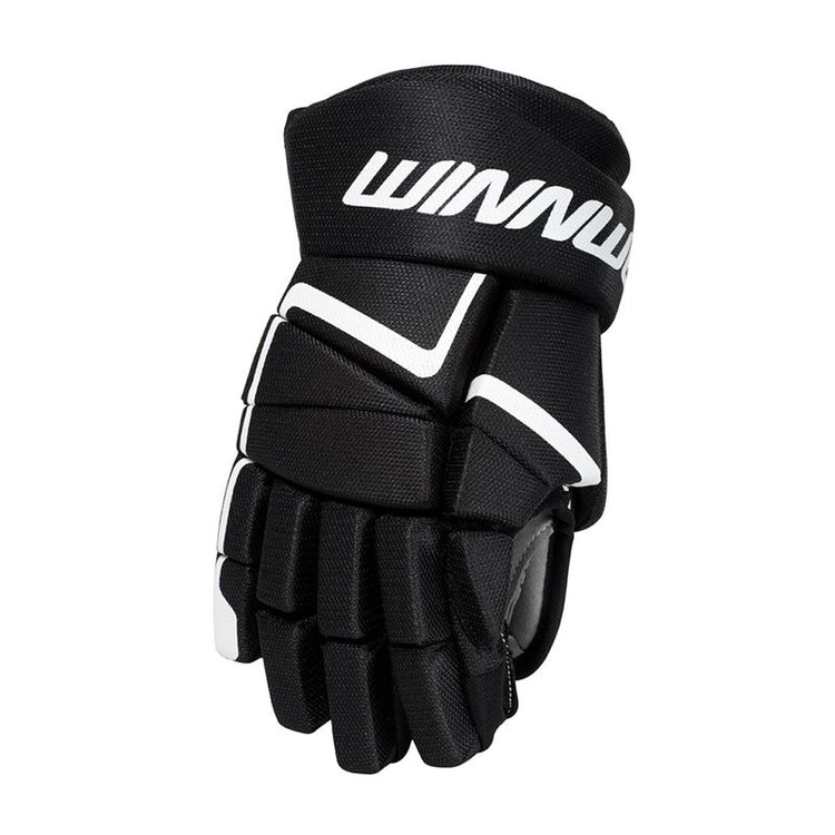 Shop Winnwell Junior AMP500 Hockey Player Gloves Black Edmonton Canada Store