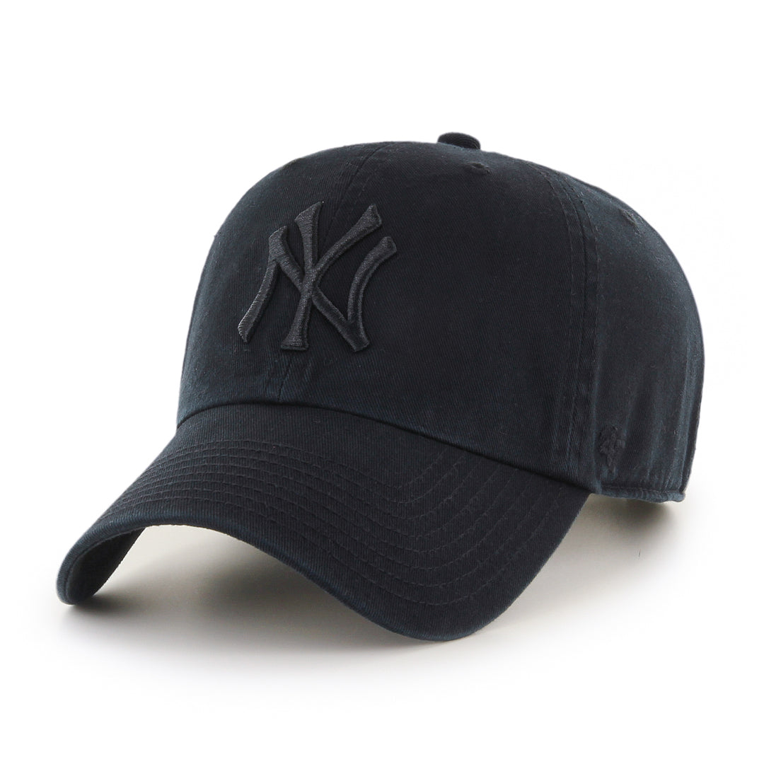 Shop '47 Brand Men's MLB New York Yankees Clean-Up Cap Black Edmonton Canada Store