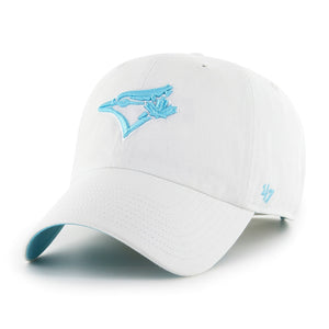 47 Brand Toronto Blue Jays Clean Up Hat - White Noise/Caribbean Blue