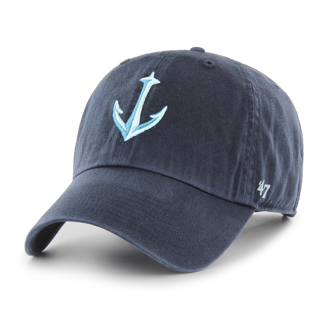 Shop '47 Brand Men's NHL Seattle Kraken Clean-Up Cap Hat Edmonton Canada Store