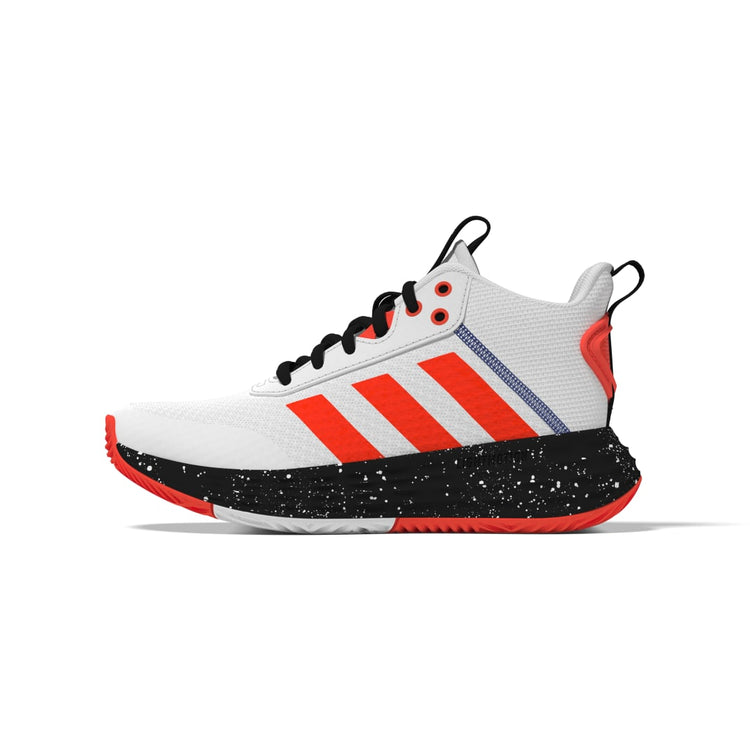 Shop adidas Junior Own The Game Basketball Shoes White/Red/Black Edmonton Canada Store