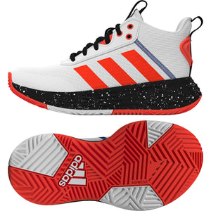 Shop adidas Junior Own The Game Basketball Shoes White/Red/Black Edmonton Canada Store