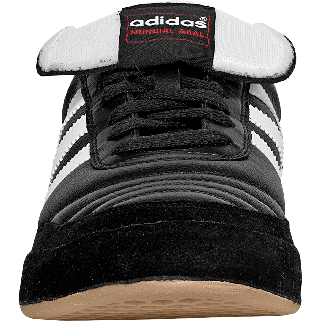 Shop adidas Men's Mundial Goal Leather Indoor Soccer Shoe Black White Edmonton Canada Store