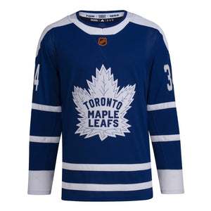Shop adidas Men's NHL Toronto Maple Leafs Auston Matthews Reverse Retro 2022 Jersey Edmonton Canada Store