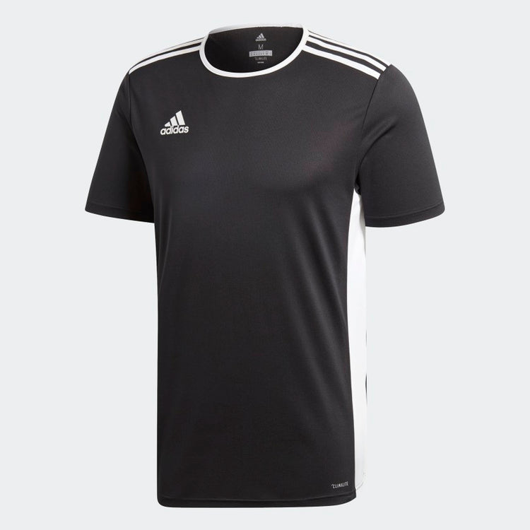 Shop adidas Senior Entrada 18 Soccer Jersey Black/White Edmonton Canada Store