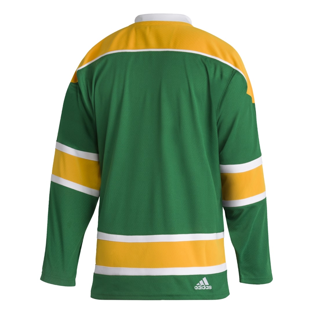 Vintage University of Alberta Golden Bears Alpha Hockey Jersey Green SM S