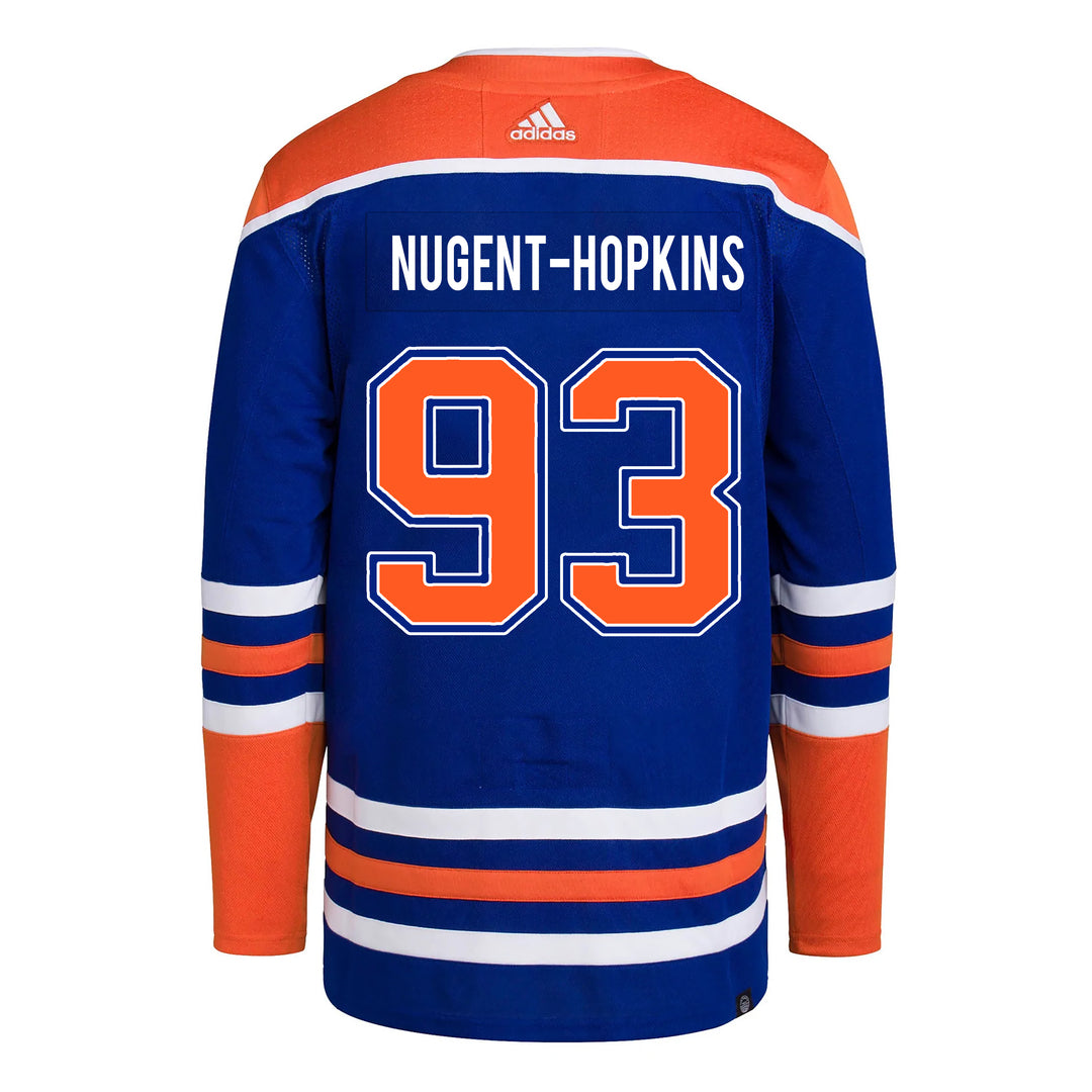 Shop adidas NHL Edmonton Oilers Ryan Nugent-Hopkins Authentic Primegreen Home Jersey Royal Edmonton Canada Store