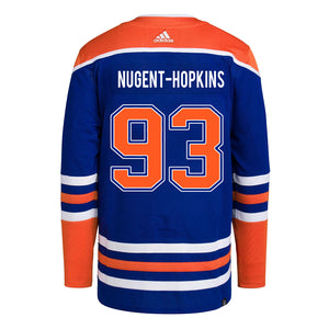 Shop adidas NHL Edmonton Oilers Ryan Nugent-Hopkins Authentic Primegreen Home Jersey Royal Edmonton Canada Store