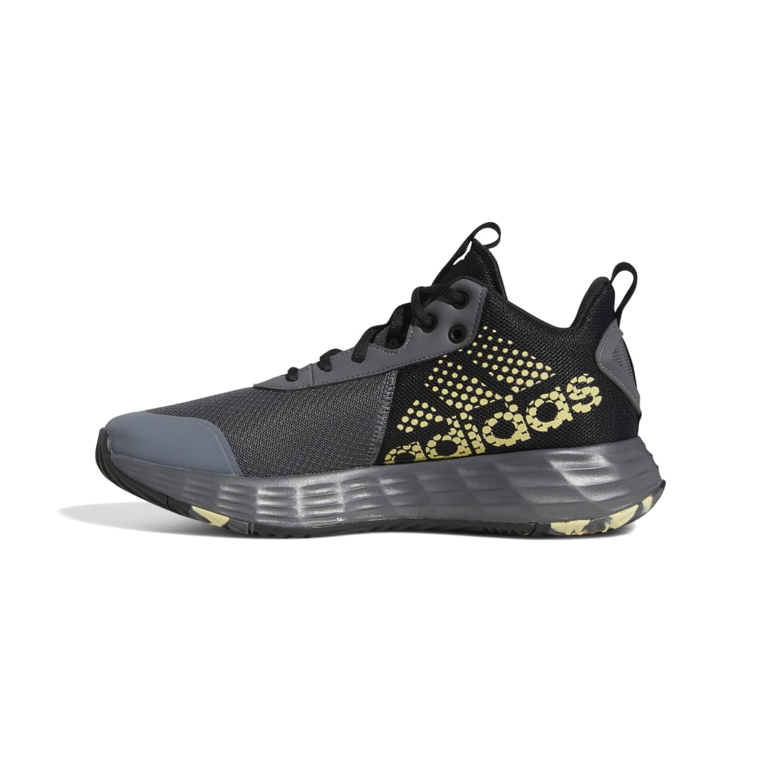 Adidas black and on sale gold basketball shoes