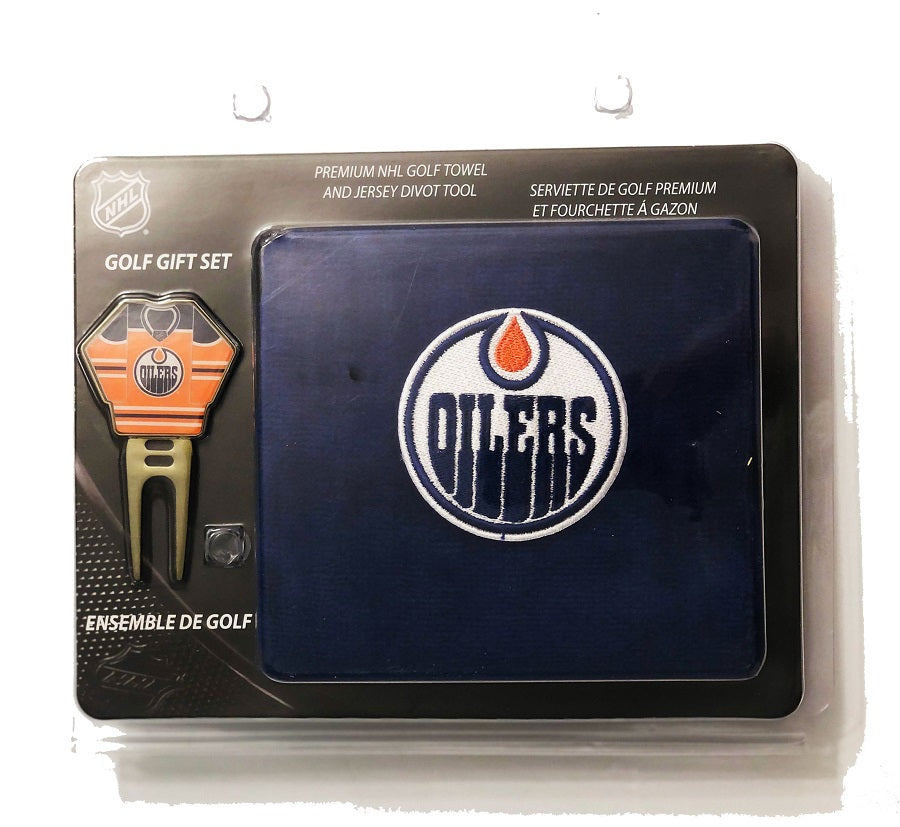 Shop Caddy Pro NHL Edmonton Oilers Golf Towel Edmonton Canada Store & Divot Tool Set Edmonton Canada Store