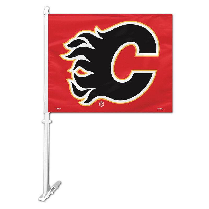 Shop The Sports Vault NHL Calgary Flames 2-Sided Car Flag Edmonton Canada