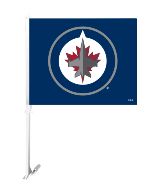 Shop The Sports Vault NHL Winnipeg Jets 2-Sided Car Flag Edmonton Canada