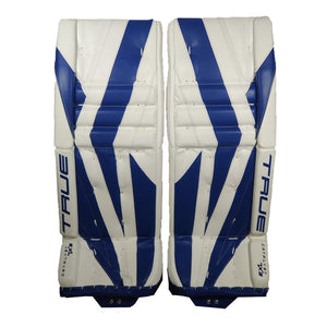 True Intermediate Catalyst 7X3 Hockey Goalie Pad White Royal