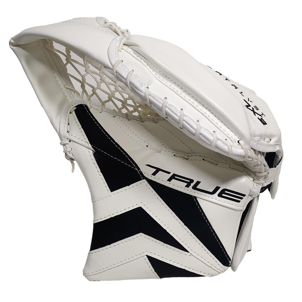 True Intermediate Catalyst 7X3 Hockey Goalie Trapper White Black