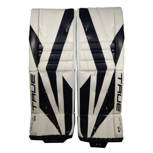 True Senior Catalyst 7X3 Hockey Goalie Pad White Black