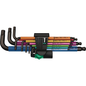 Wera Ball End Hex 9-Piece Key Set