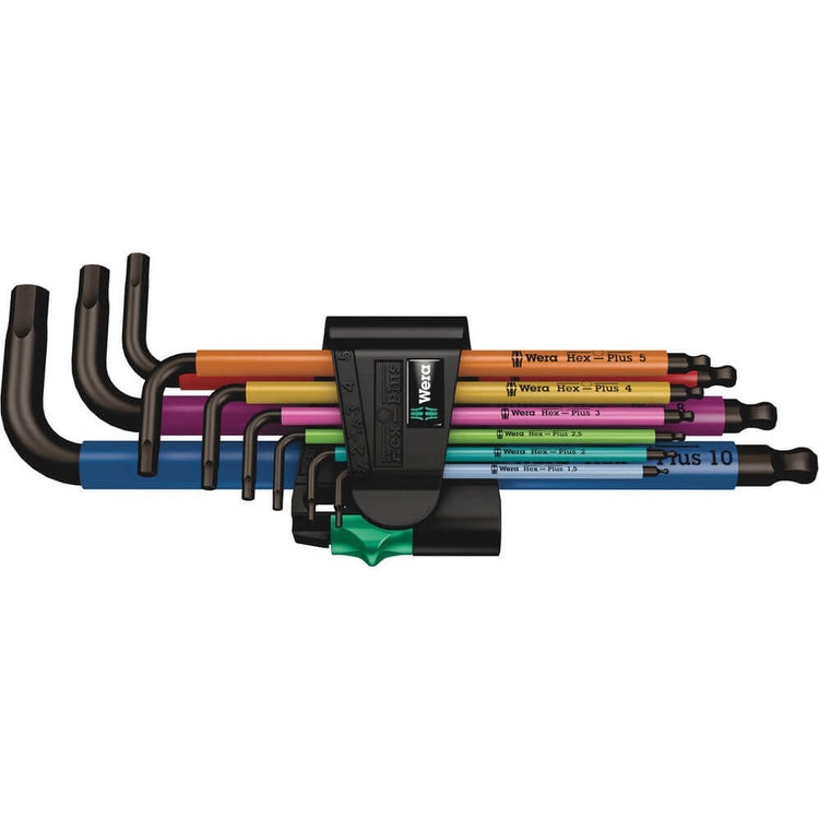 Wera Ball End Hex 9-Piece Key Set
