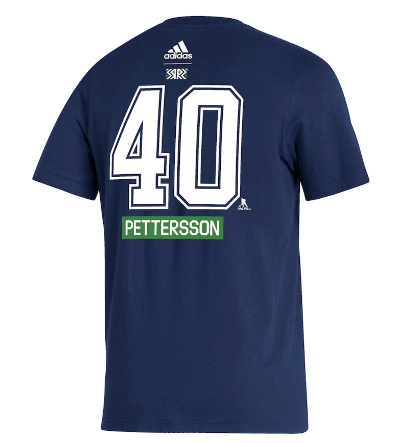 Shop adidas Men's NHL Vancouver Canucks Elias Pettersson Reverse Retro Player T-Shirt Edmonton Canada Store