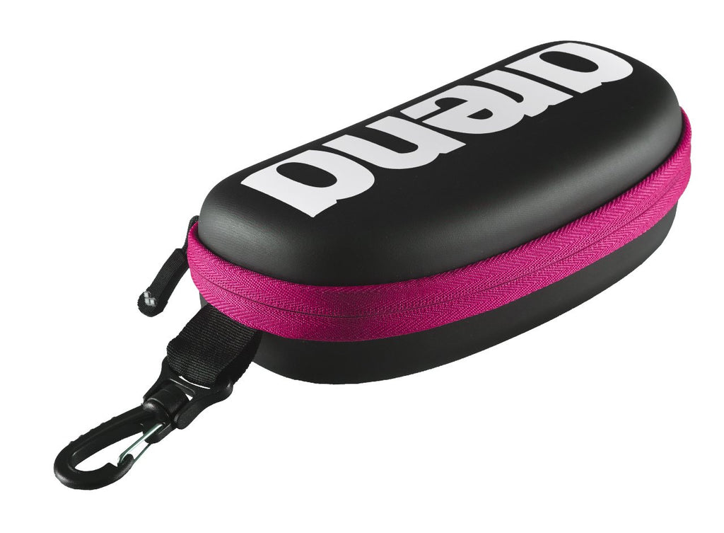 arena Swim Goggle Case black/ fuchsia