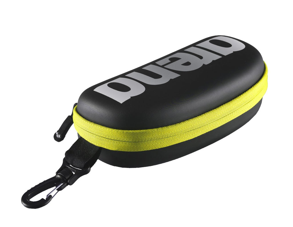 arena Swim Goggle Case black/yellow