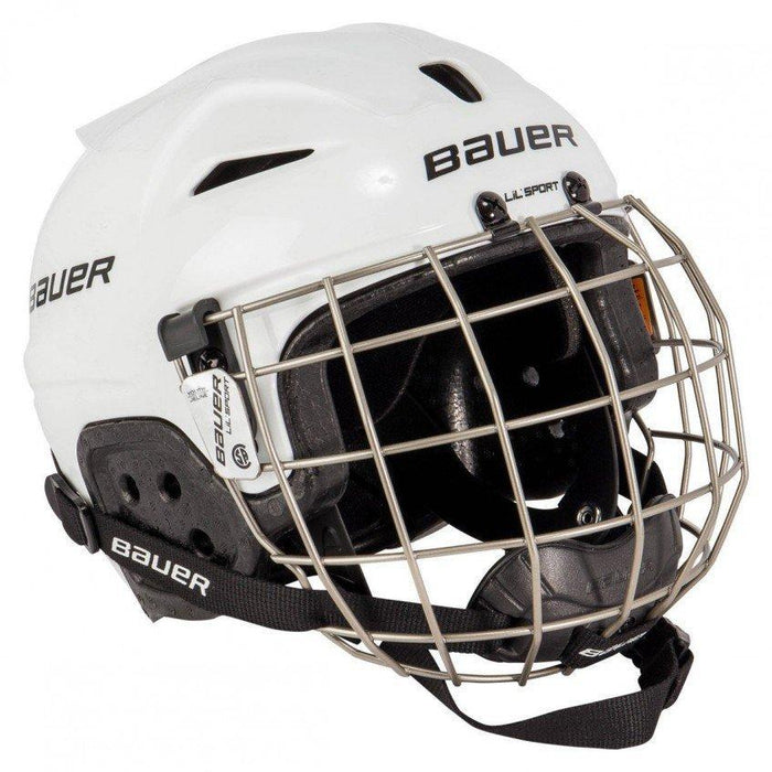 Bauer Youth Lil' Sport Hockey Helmet Combo black white
