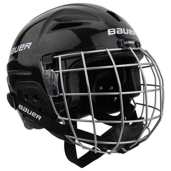 Bauer Youth Lil' Sport Hockey Helmet Combo black