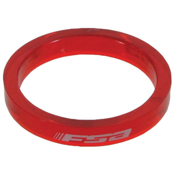 FSA 5mm Polycarbonate Headset Spacer red edmonton store
