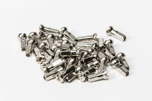 Sapim Polyax Brass Nipple silver