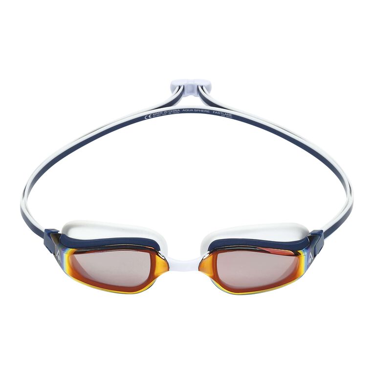 Shop AquaSphere Fastlane Swim Goggle Navy Red Edmonton Canada Store