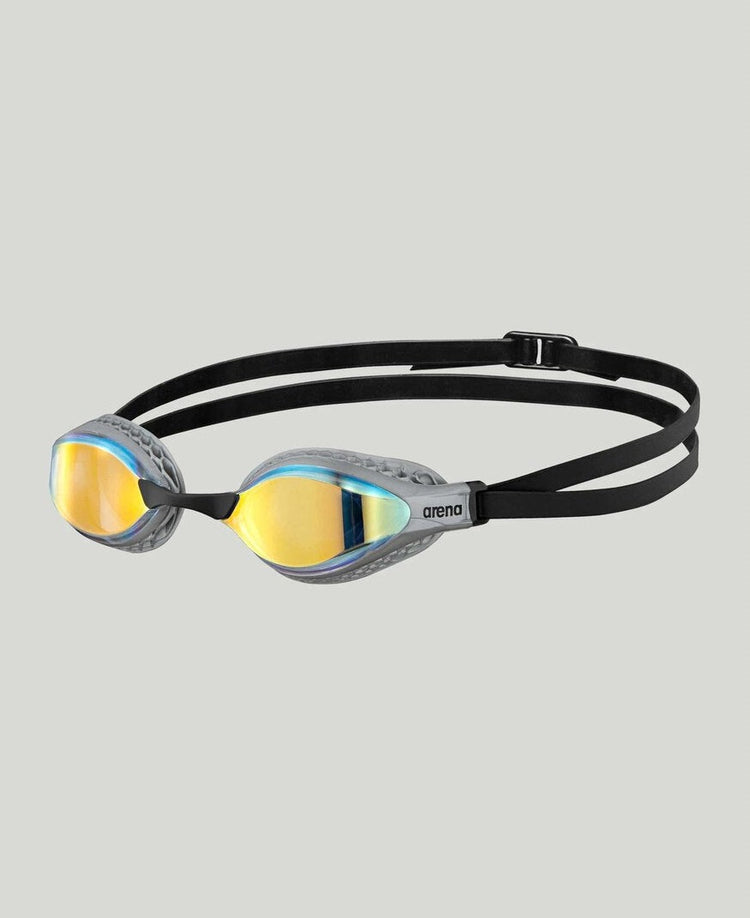 arena Air-Speed Mirror Swim Goggle Silver/Yellow Copper Lens