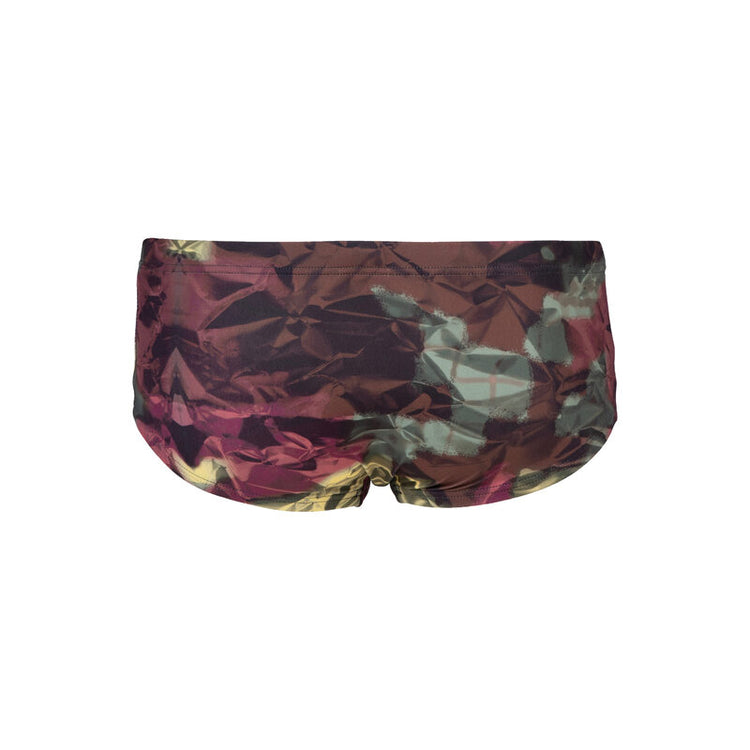 Shop Arena Men's Hero Camo Low Waist Swim Short Red Fandango Edmonton Canada Store