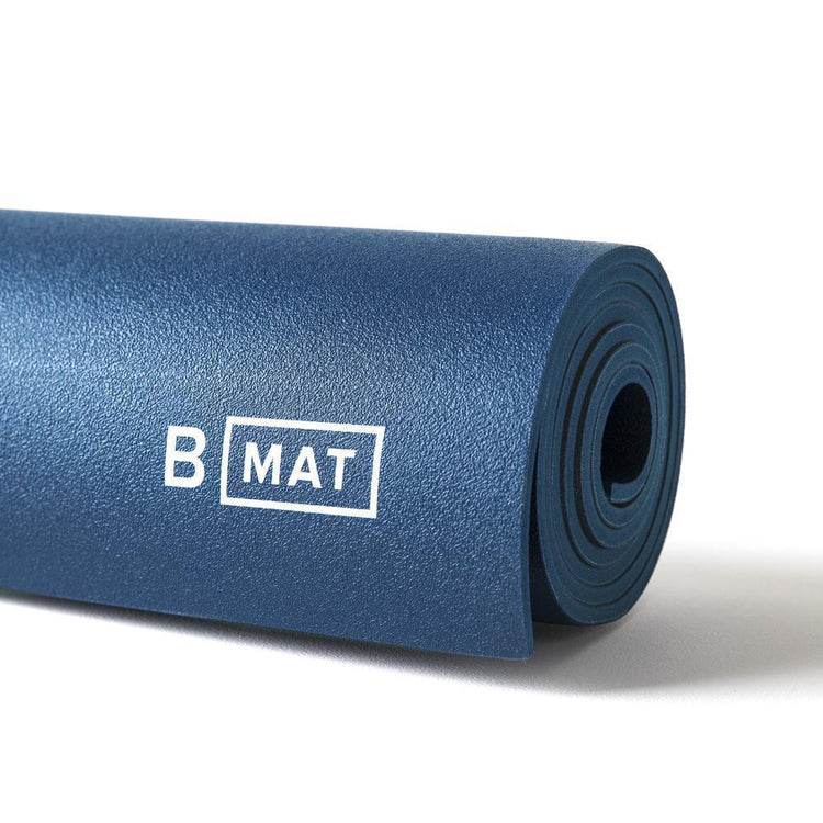 Shop B Yoga The B Mat Strong 6mm Yoga Mat Edmonton Canada Colour Deep Blue Store
