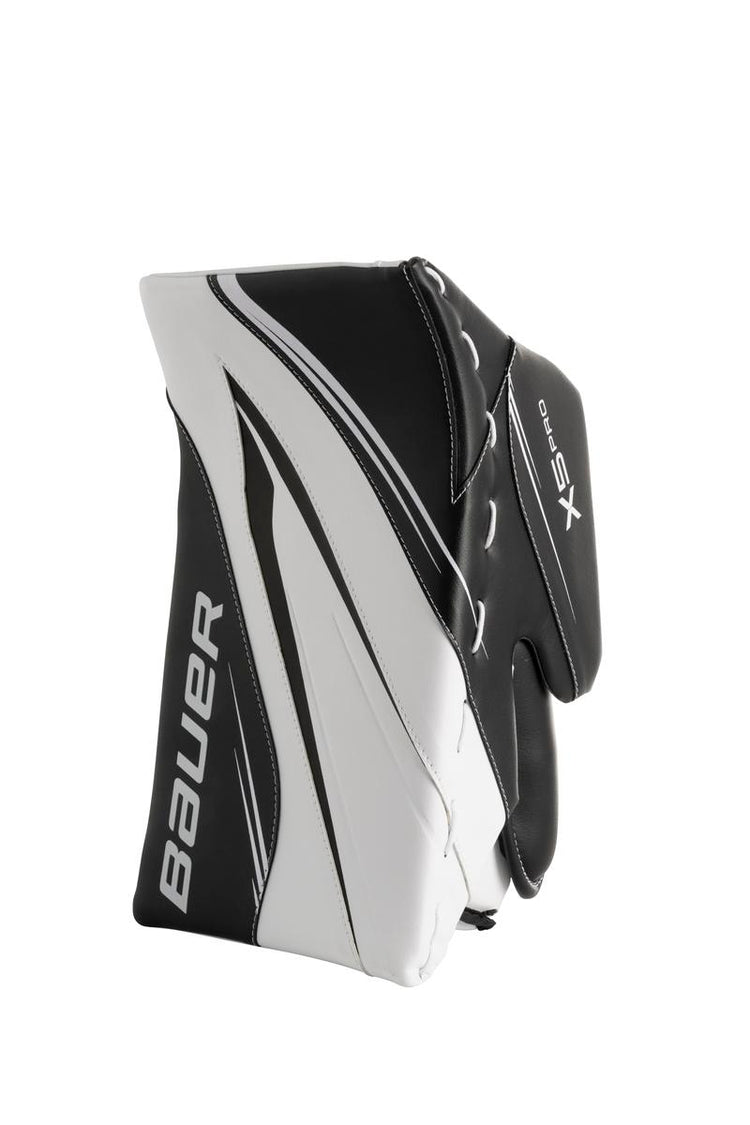 Shop Bauer Intermediate Vapor X5 Pro Hockey Goalie Blocker White Black Edmonton Canada Store