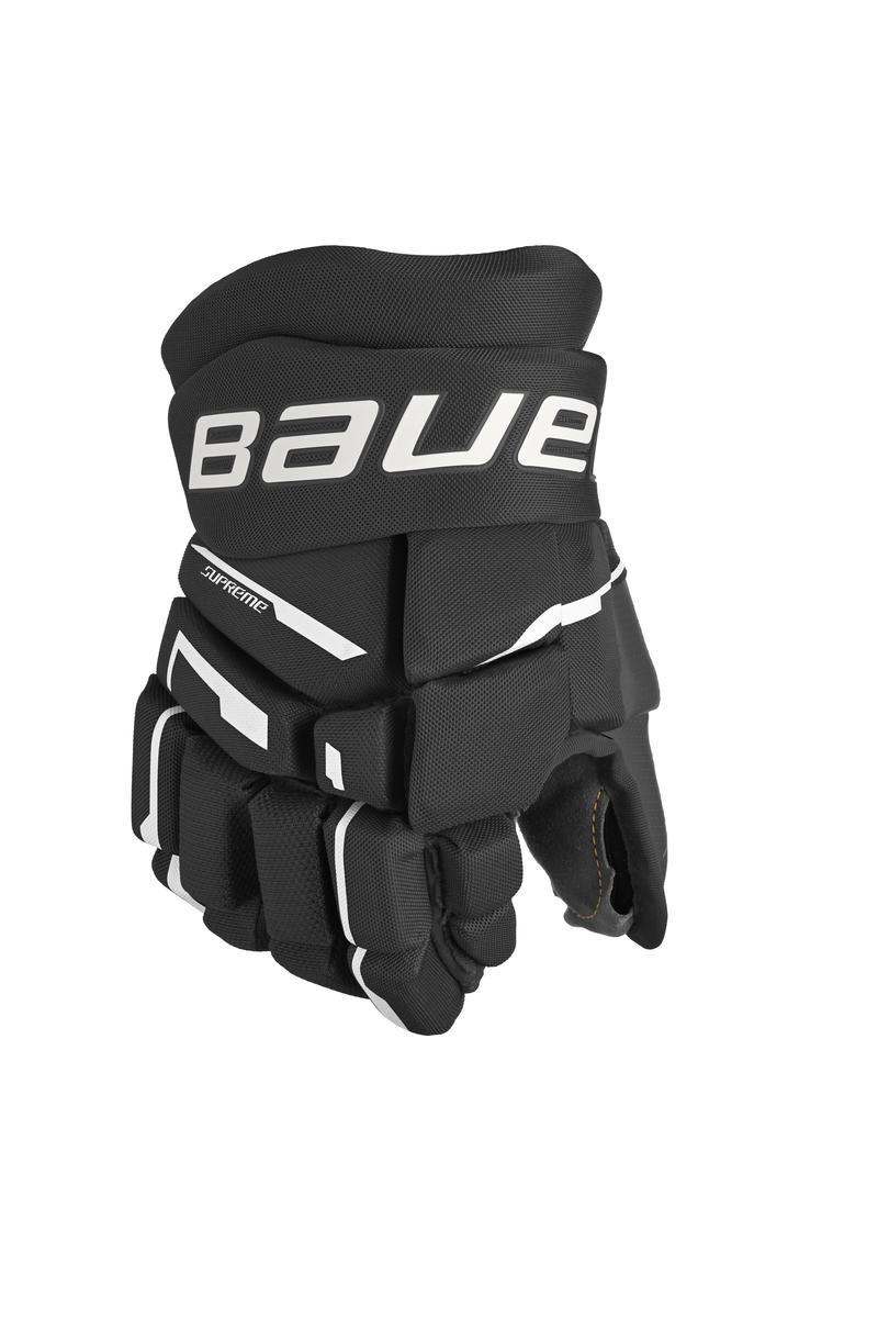 Shop Bauer Junior Supreme M3 Hockey Player Gloves Black/White Edmonton Canada Store