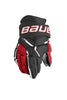 Shop Bauer Senior Supreme MACH Hockey Player Gloves Black/Red Edmonton Canada Store