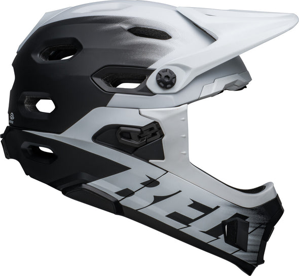 Shop Bell Adult Super DH MIPS Full Face Bike Helmet Matte Black/White Edmonton Canada Store