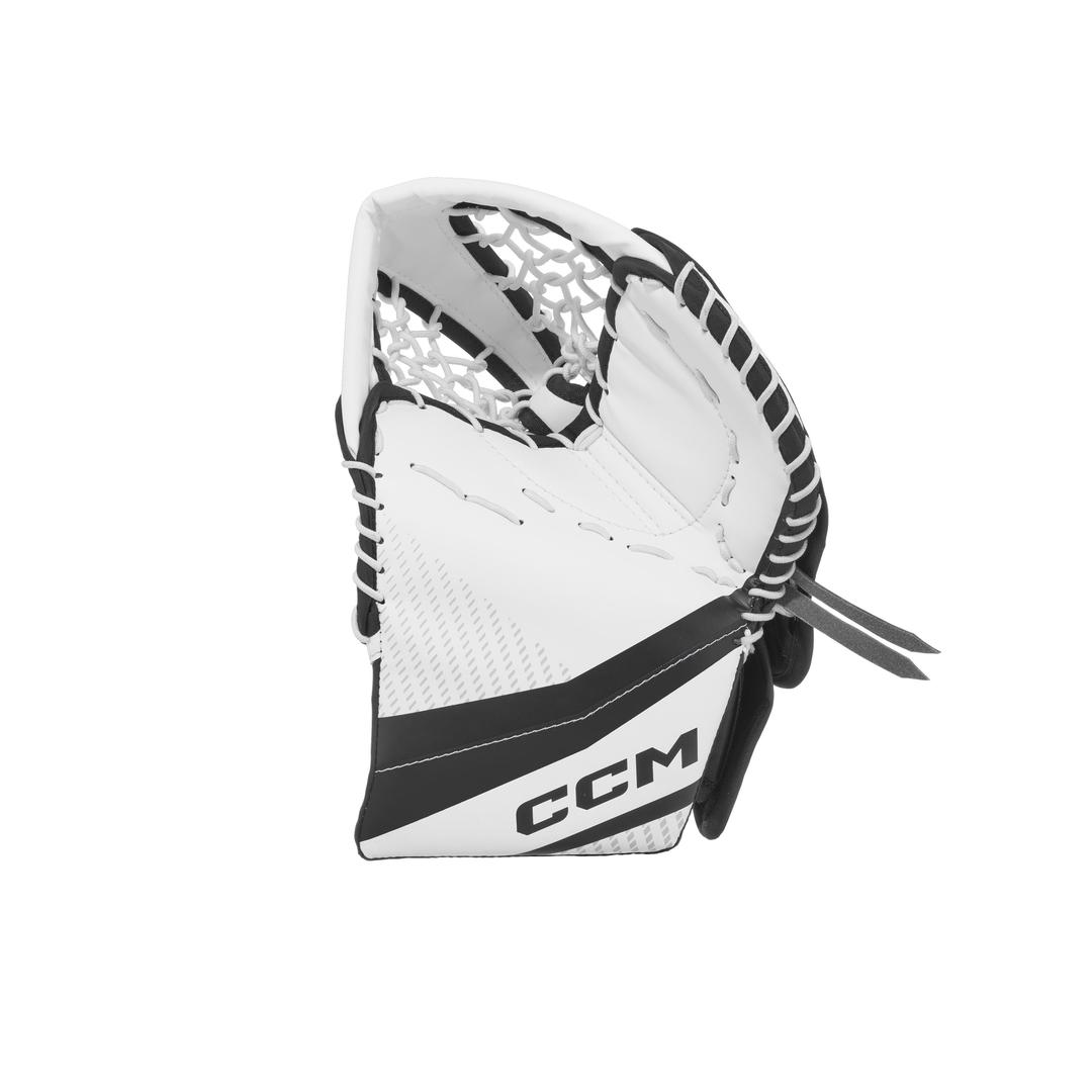Shop CCM Youth YFlex 3 Hockey Goalie Trapper White/Black Edmonton Canada Store