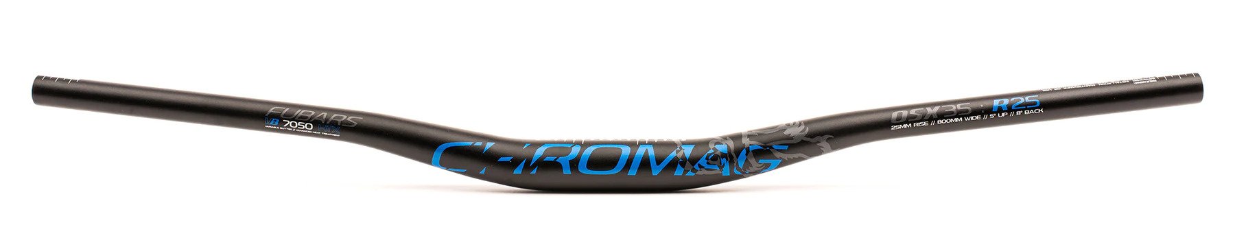 Shop CHROMAG Fubars OSX 35 (35mmx25mmx800mm) 7050 Alloy Handlebar Black blue Edmonton Canada Store