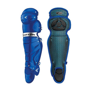 Shop Easton Intermediate Gametime Catcher's Leg Guards Royal/Silver Edmonton Canada Store