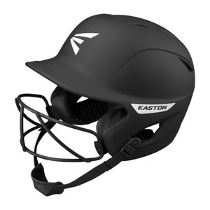 Shop Easton Junior Ghost Matte Batting Helmet with Mask Black Edmonton Canada Store