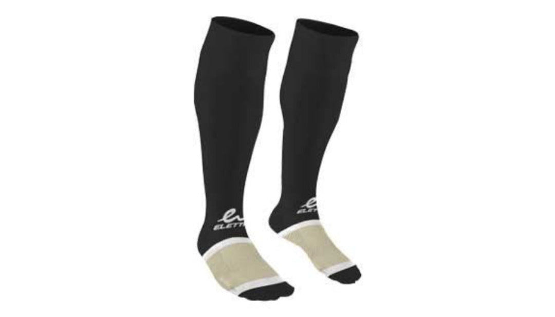 Shop ELETTO Main SC-2600 Soccer Sock Black White Edmonton Canada Store