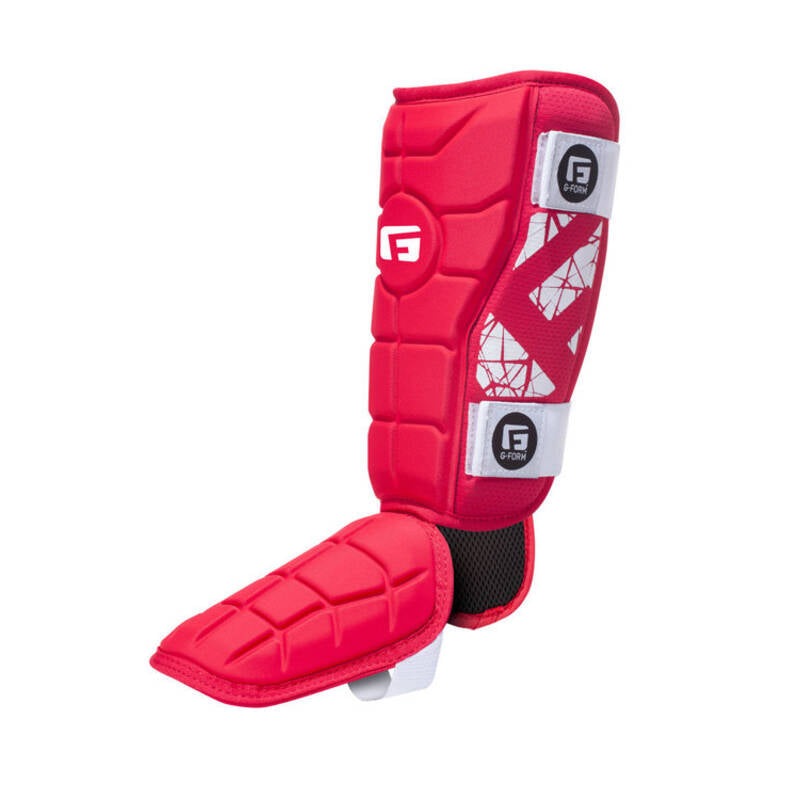 Shop G-Form Senior Elite Batter's Baseball Leg Guard Red Edmonton Canada Store
