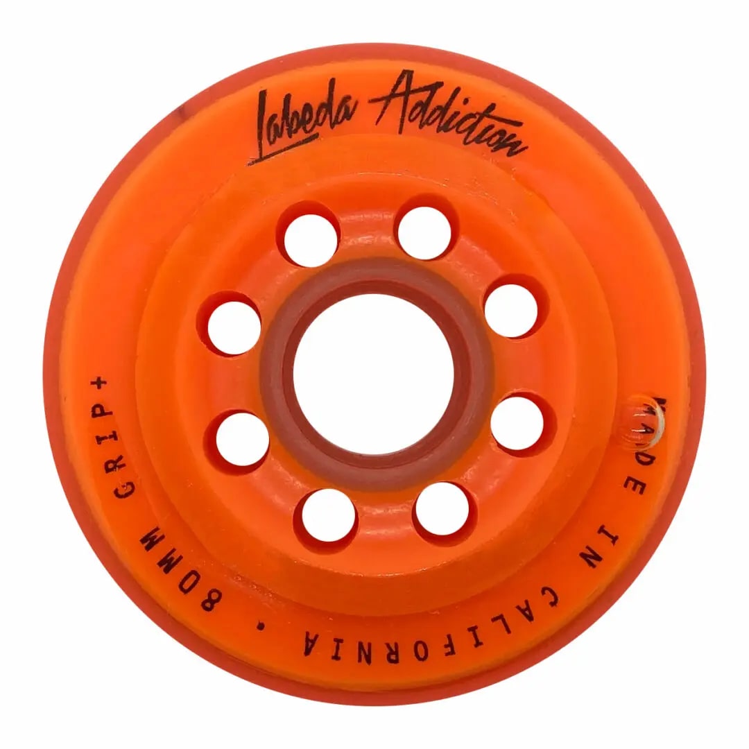 Shop Labeda Addiction Grip+ Inline Wheel Orange Edmonton Canada Store