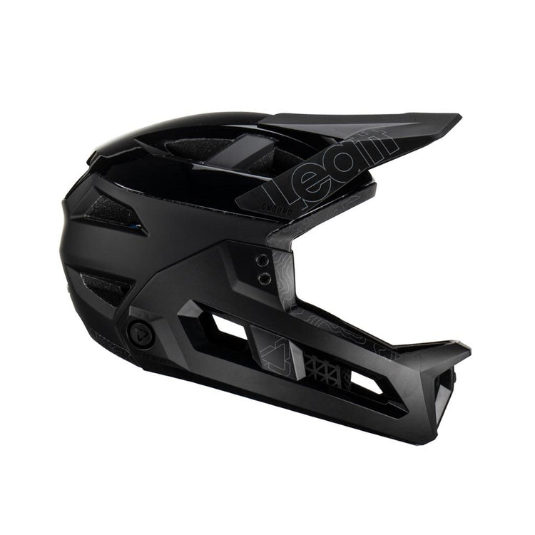 Shop Leatt MTB Enduro 3.0 V23 Full Face Cycling Bike Helmet Black Edmonton Canada Store